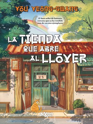 cover image of La tienda que abre al llover